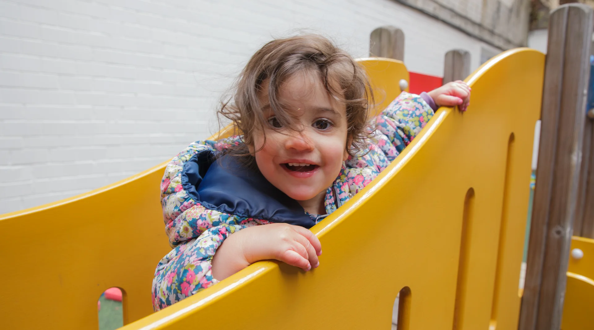 toddler students jumping